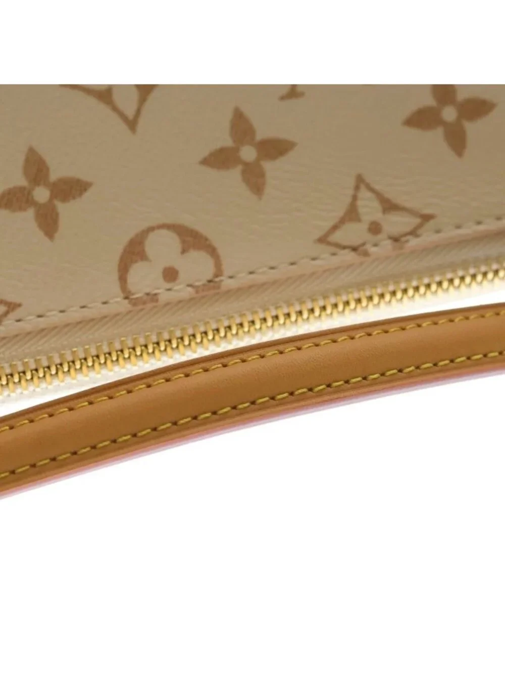 Louis Vuitton Monogram Dune Multipath 2-Way Shoulder Bag White Leather Gold